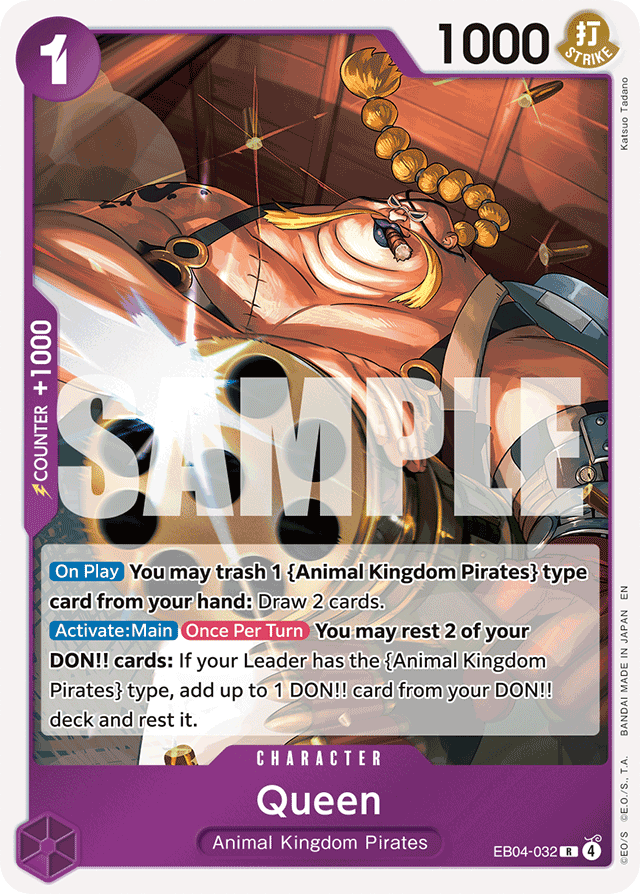 Queen EB04-032 card, Egghead Crisis