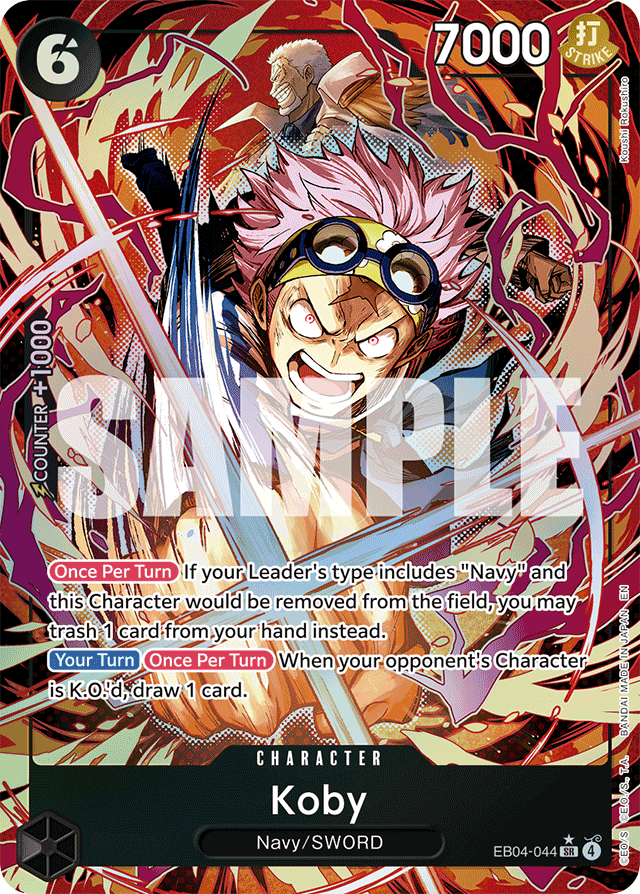 Koby EB04-044 Alt Art card, Egghead Crisis