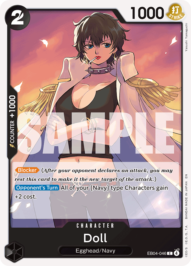 Doll EB04-046 card, Egghead Crisis