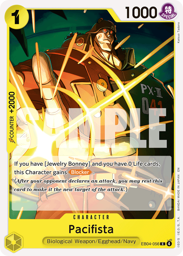 Pacifista EB04-056 card, Egghead Crisis