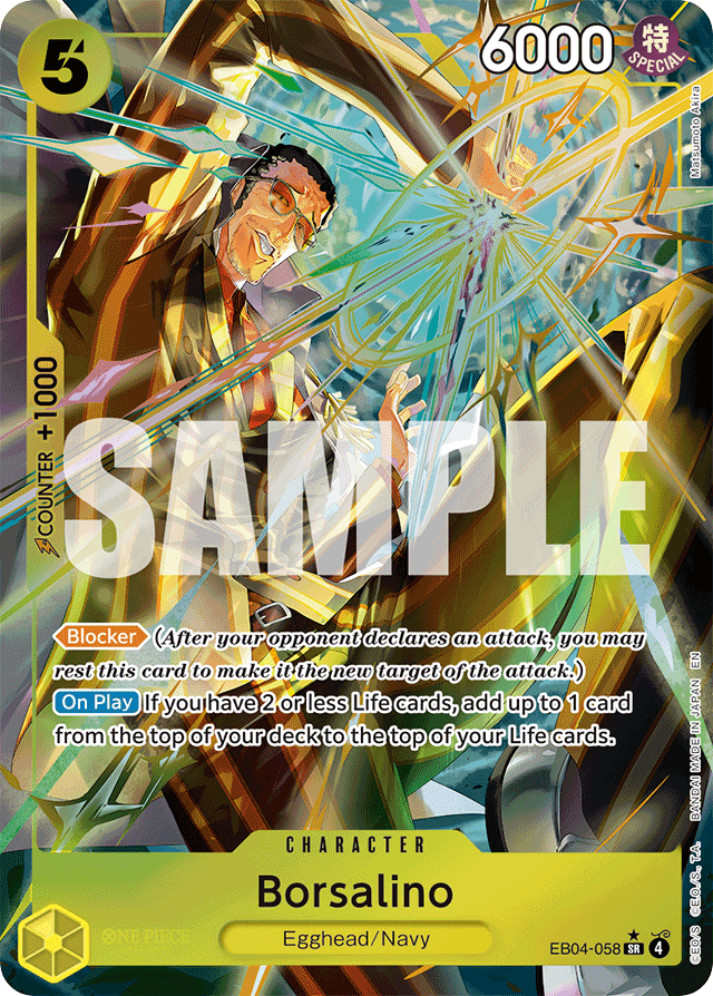 Borsalino EB04-058 Alt Art card, Egghead Crisis