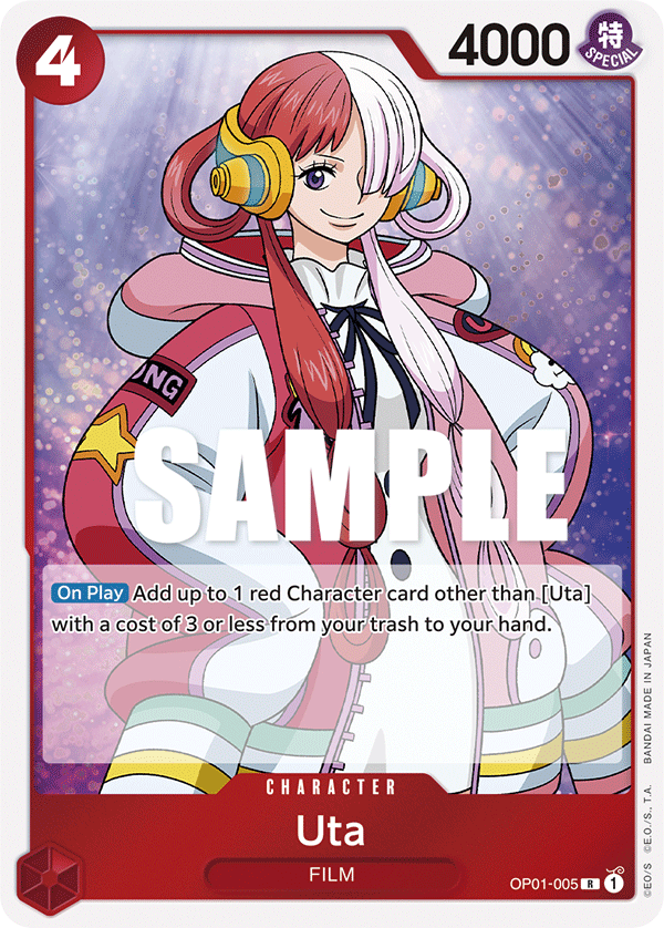 Uta OP01-005 card, Romance Dawn