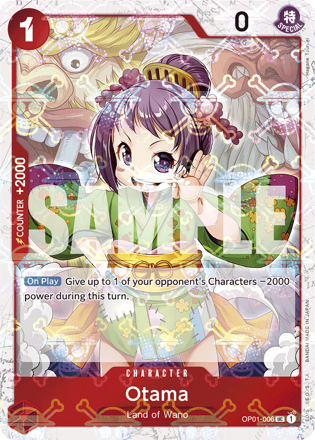 Otama OP01-006 Jolly Roger Foil card, Romance Dawn