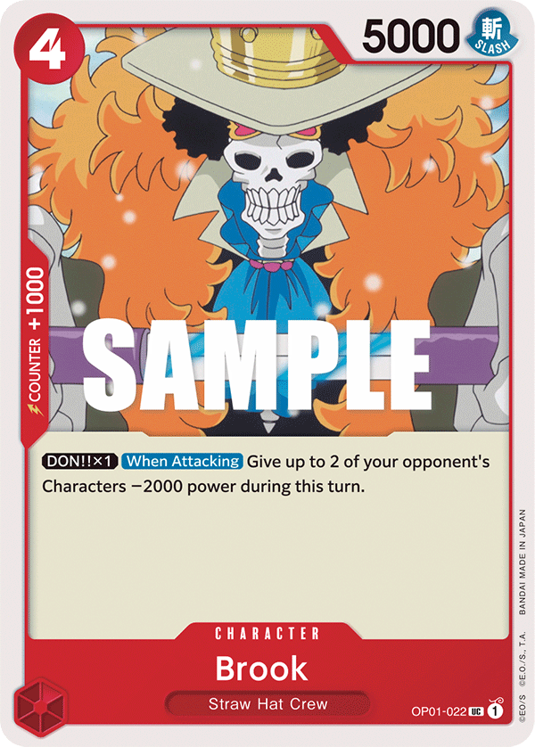 Brook OP01-022 card, Romance Dawn