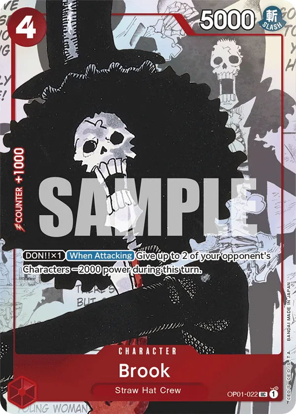 Brook OP01-022 25th Edition Alt Art card, Romance Dawn
