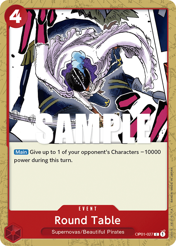 Round Table OP01-027 card, Romance Dawn