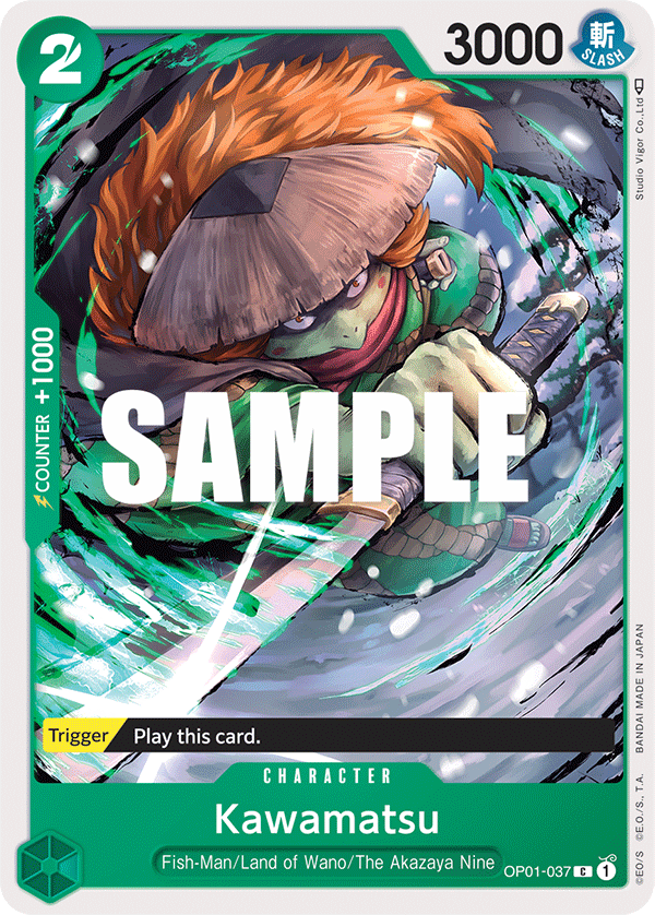 Kawamatsu OP01-037 card, Romance Dawn