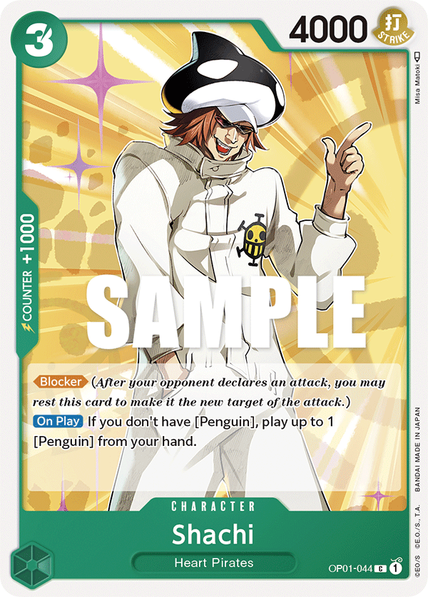 Shachi OP01-044 card, Romance Dawn