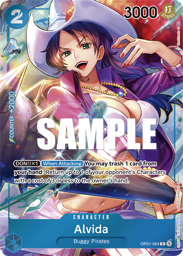 Alvida OP01-064 Alt Art card, Romance Dawn