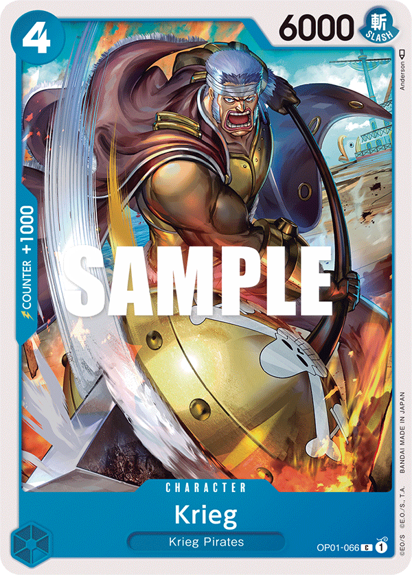 Krieg OP01-066 card, Romance Dawn