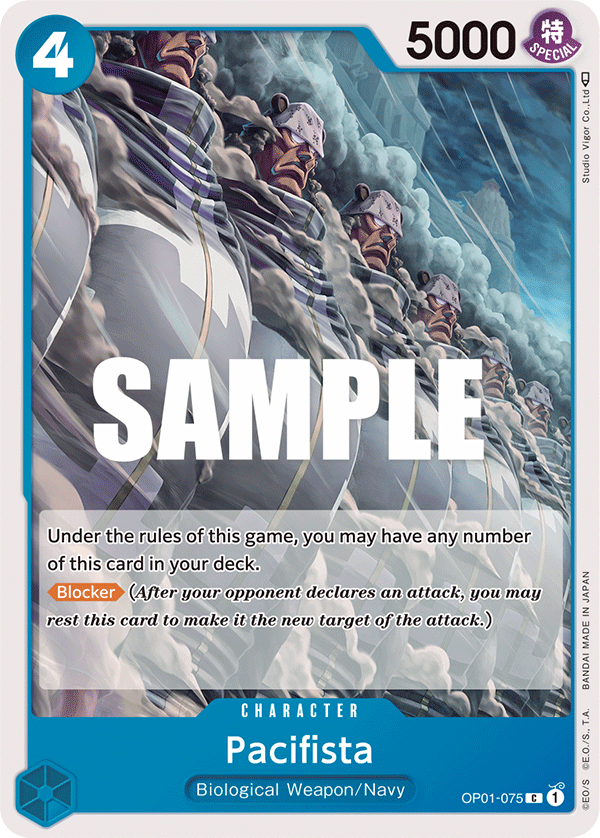 Pacifista OP01-075 card, Romance Dawn