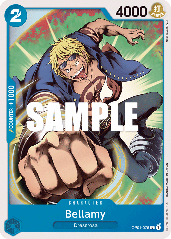 Bellamy OP01-076 card, Romance Dawn