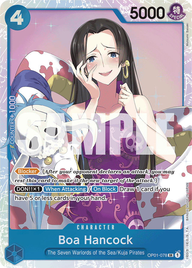 Boa Hancock OP01-078 Reprint card, Romance Dawn