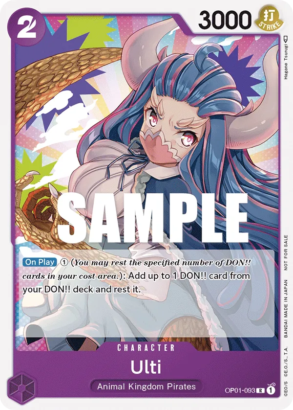 Ulti OP01-093 Promotion Pack Alt Art card, Romance Dawn