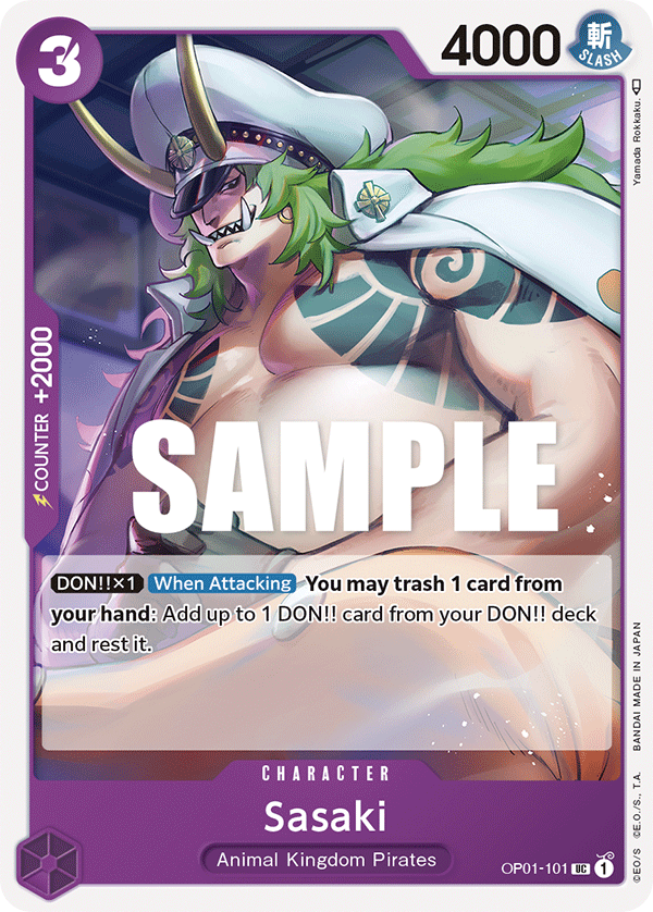 Sasaki OP01-101 card, Romance Dawn