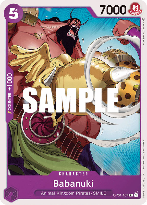 Babanuki OP01-107 card, Romance Dawn
