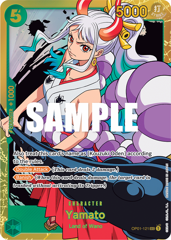 Yamato OP01-121 card, Romance Dawn