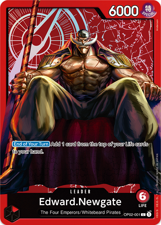 Edward.Newgate OP02-001 Special Goods Alt Art card, Paramount War