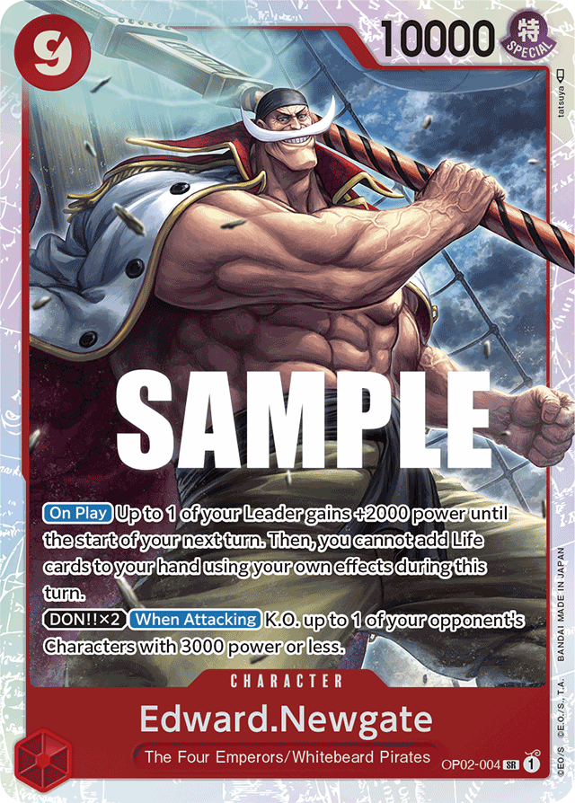 Edward.Newgate OP02-004 card, Paramount War