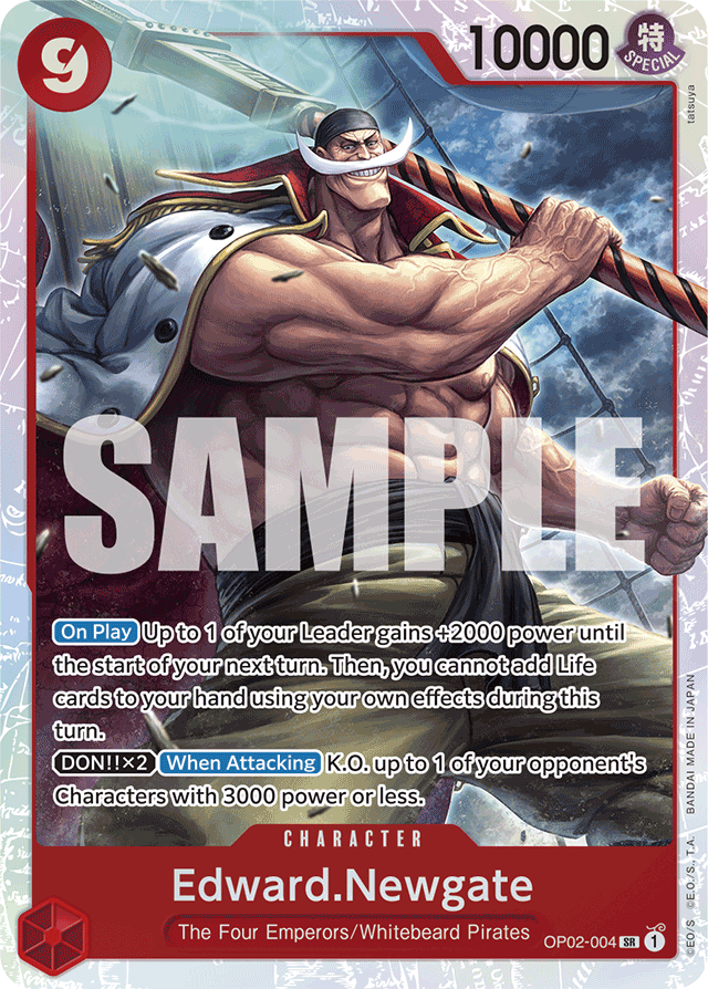 Edward.Newgate OP02-004 Reprint card, Paramount War