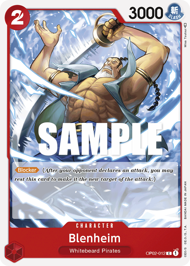 Blenheim OP02-012 card, Paramount War