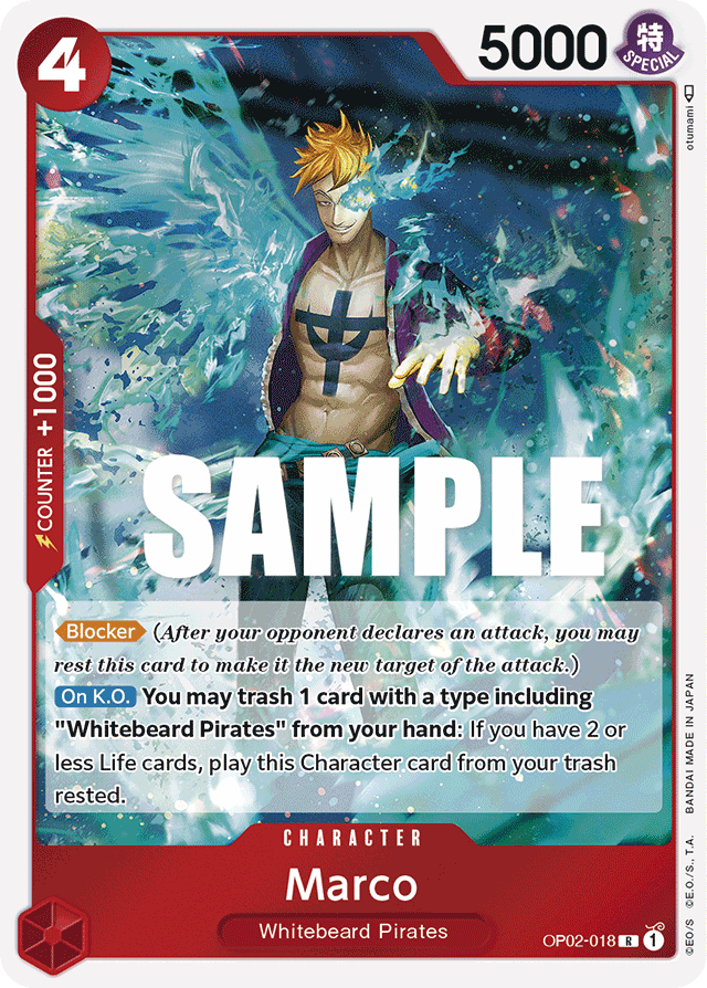 Marco OP02-018 card, Paramount War