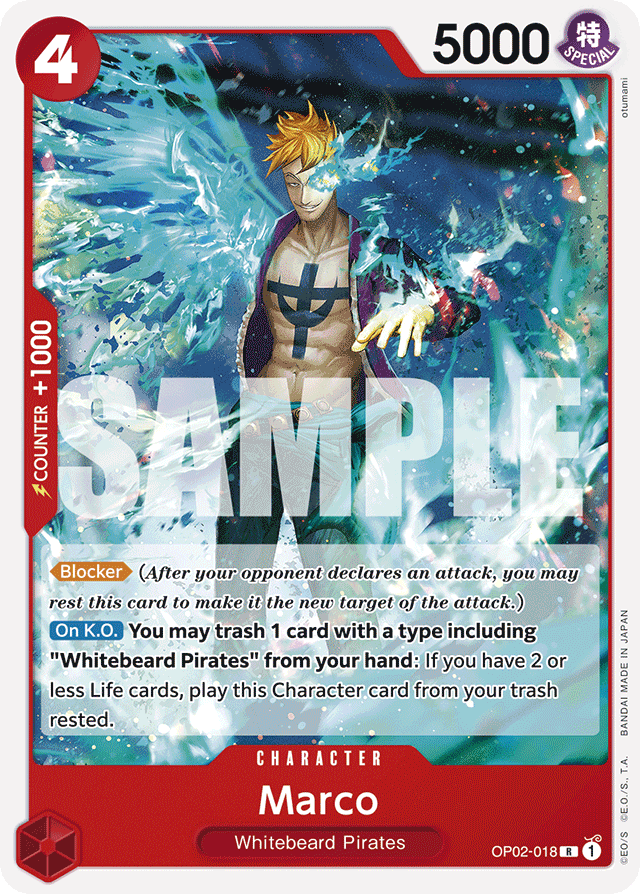 Marco OP02-018 Reprint card, Paramount War