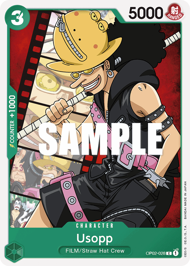 Usopp OP02-028 card, Paramount War