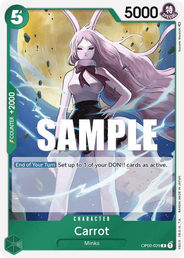 Carrot OP02-029 card, Paramount War