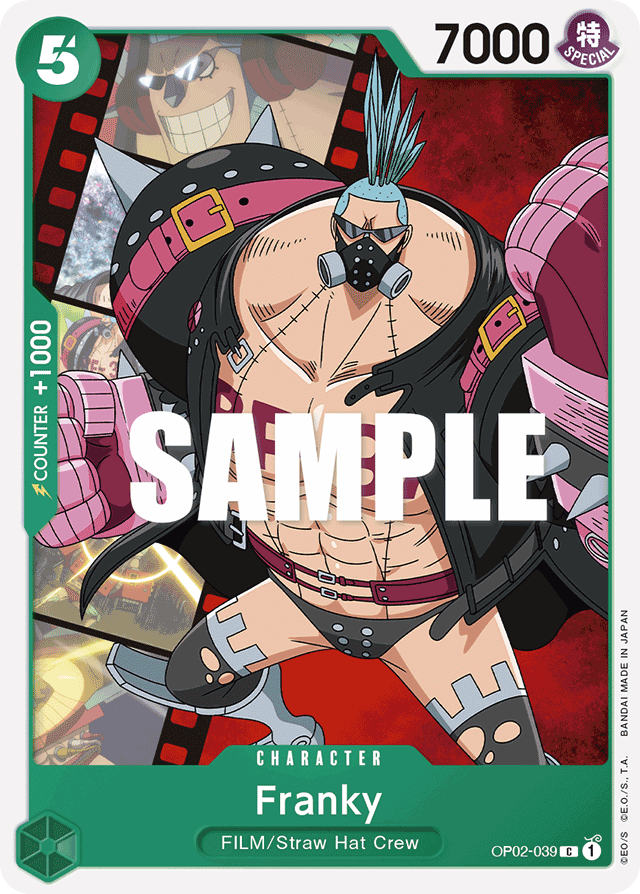 Franky OP02-039 card, Paramount War
