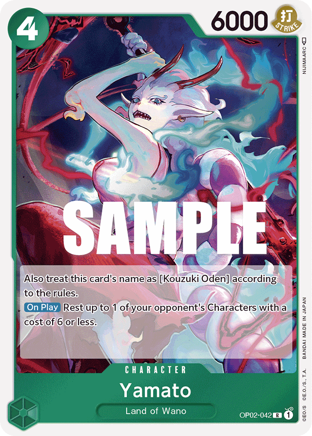 Yamato OP02-042 card, Paramount War