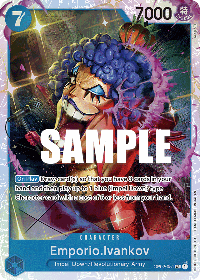 Emporio.Ivankov OP02-051 card, Paramount War
