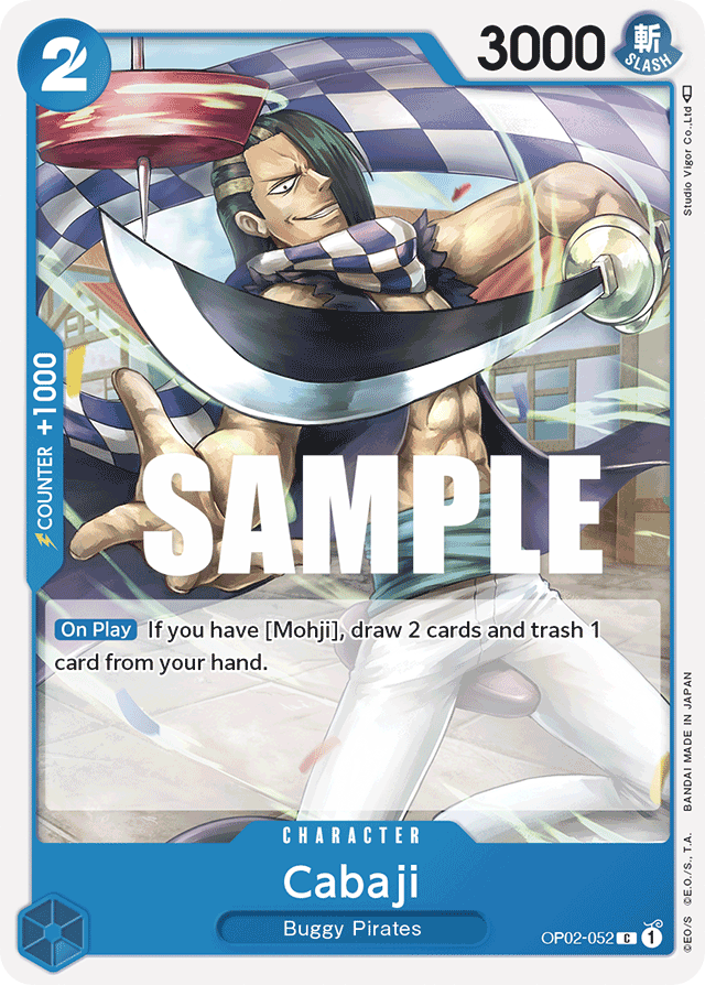 Cabaji OP02-052 card, Paramount War