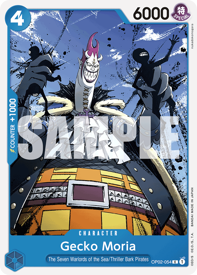 Gecko Moria OP02-054 Reprint card, Paramount War