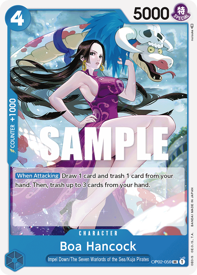 Boa Hancock OP02-059 card, Paramount War