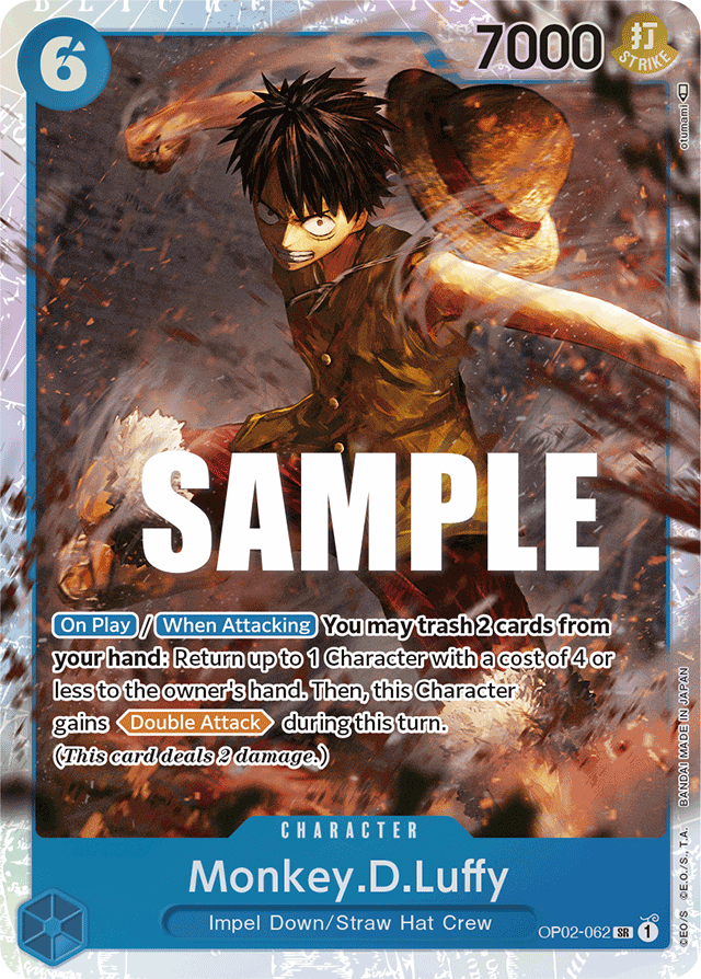 Monkey.D.Luffy OP02-062 card, Paramount War