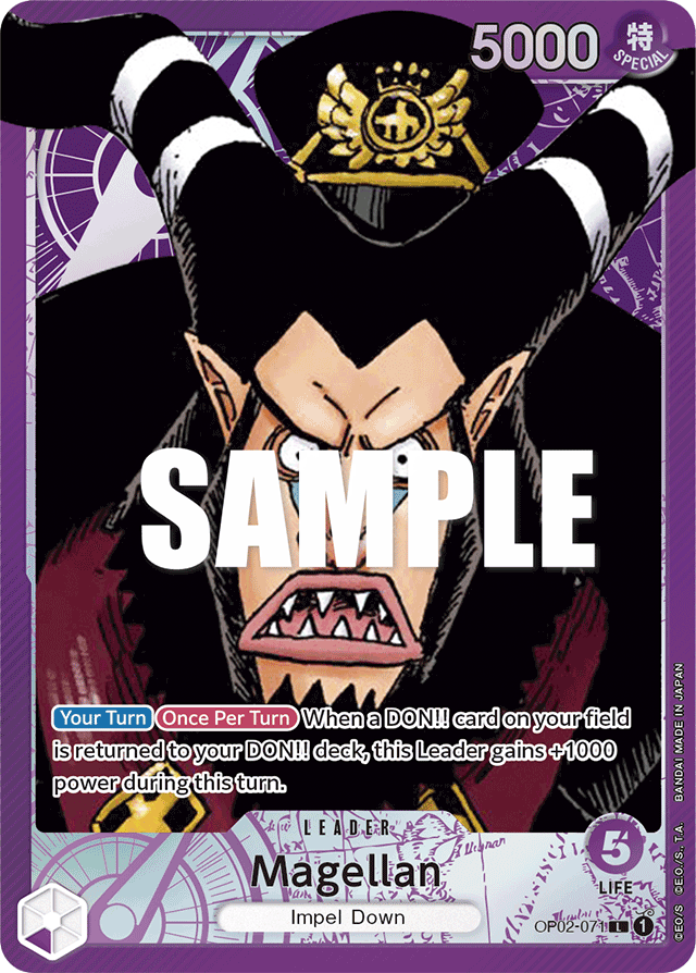 Magellan OP02-071 Alt Art card, Paramount War