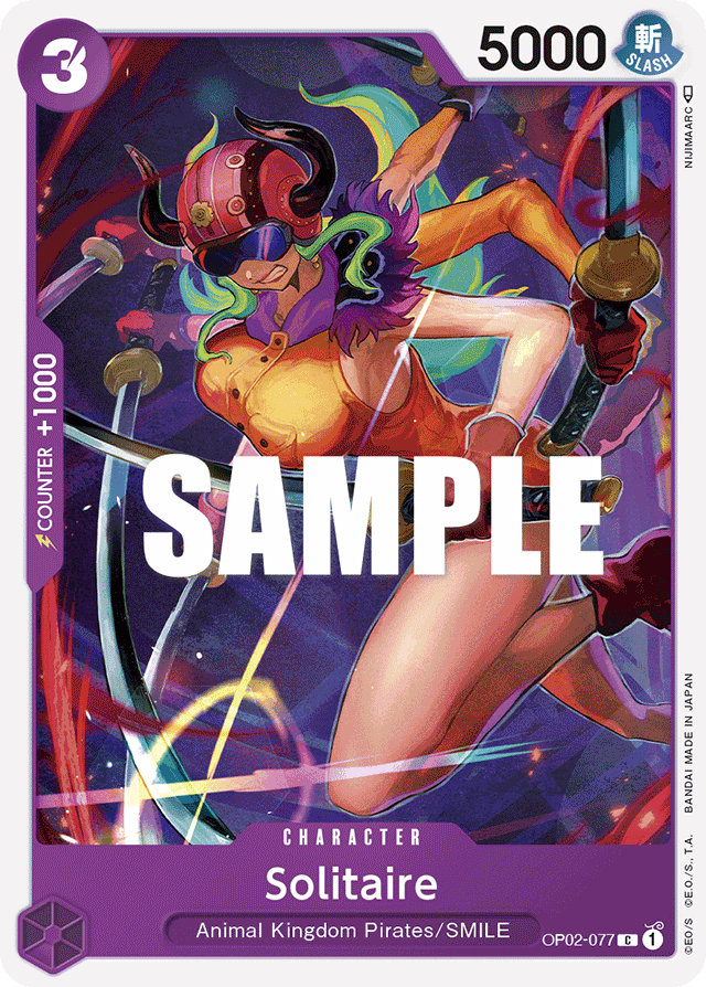 Solitaire OP02-077 card, Paramount War