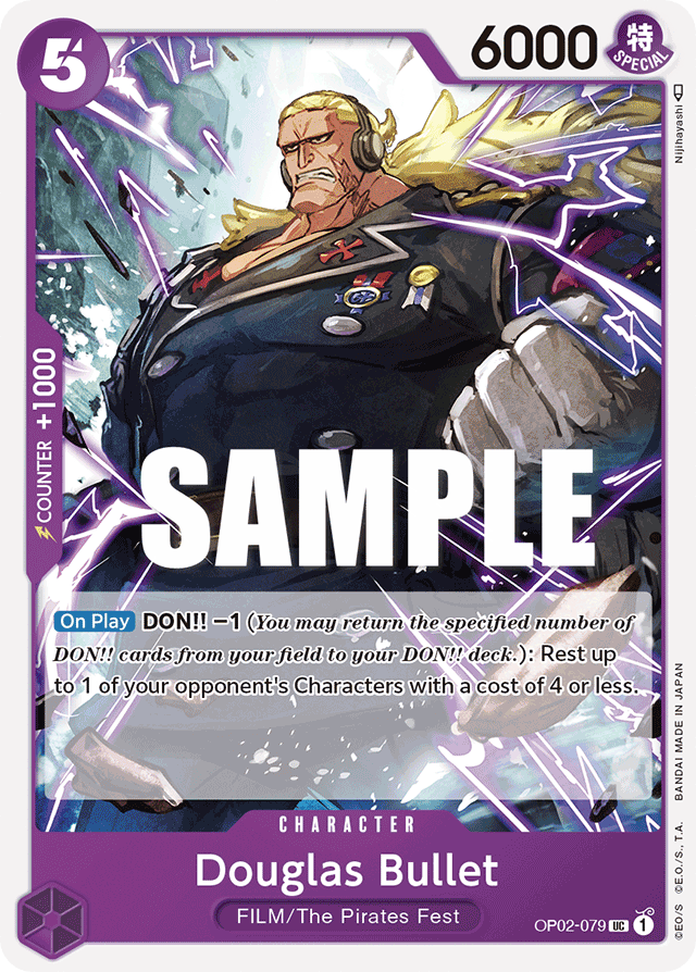 Douglas Bullet OP02-079 card, Paramount War