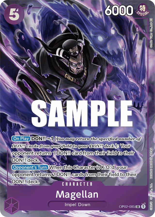 Magellan OP02-085 Alt Art card, Paramount War