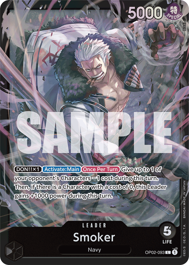Smoker OP02-093 Starter Deck card, Paramount War