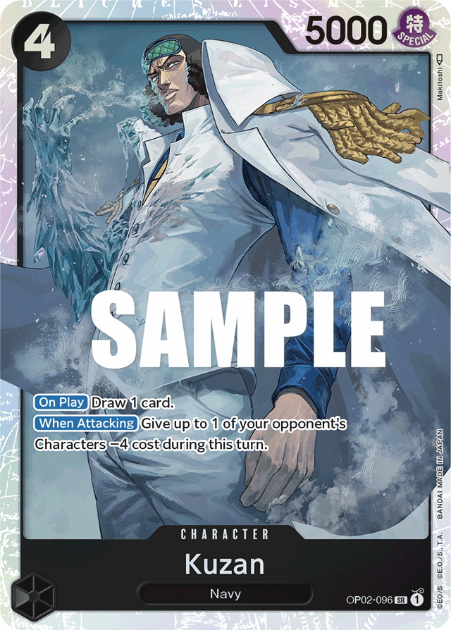 Kuzan OP02-096 card, Paramount War