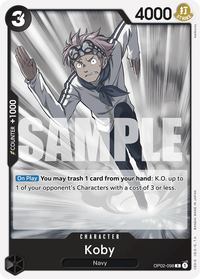 Koby OP02-098 Reprint card, Paramount War