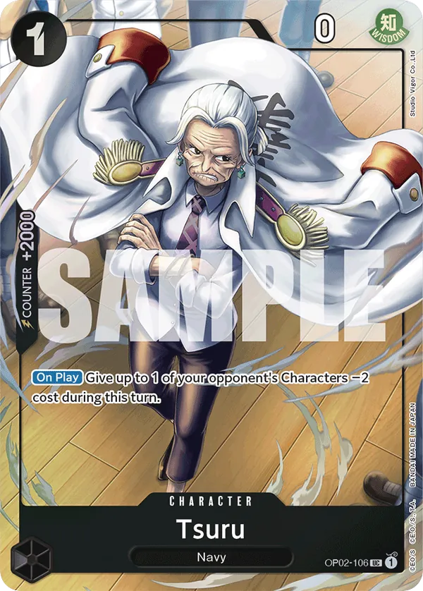 Tsuru OP02-106 Best Selection Vol. 1 Alt Art card, Paramount War