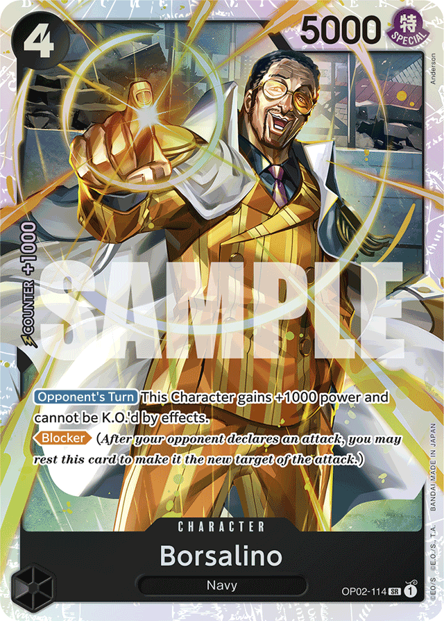 Borsalino OP02-114 Reprint card, Paramount War