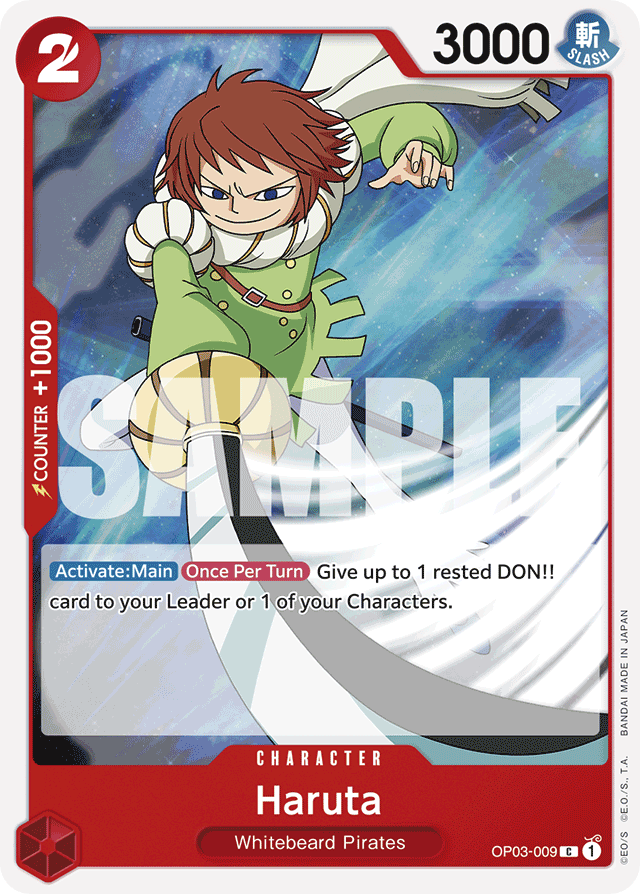 Haruta OP03-009 card, Pillars of Strength