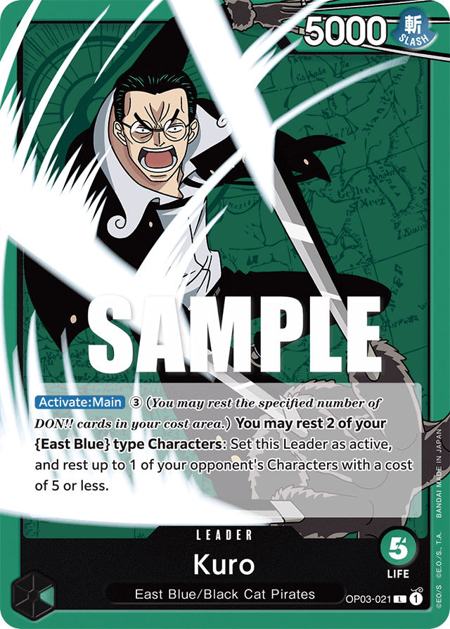 Kuro OP03-021 card, Pillars of Strength