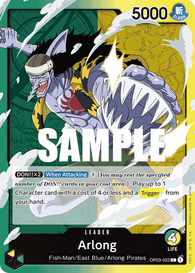 Arlong OP03-022 card, Pillars of Strength
