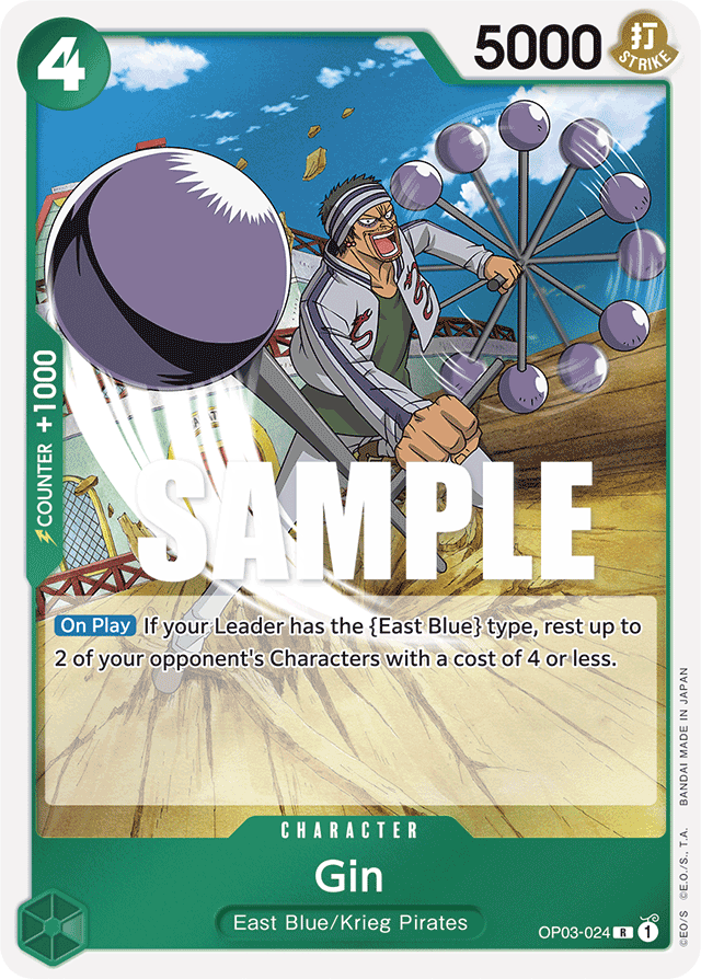 Gin OP03-024 card, Pillars of Strength