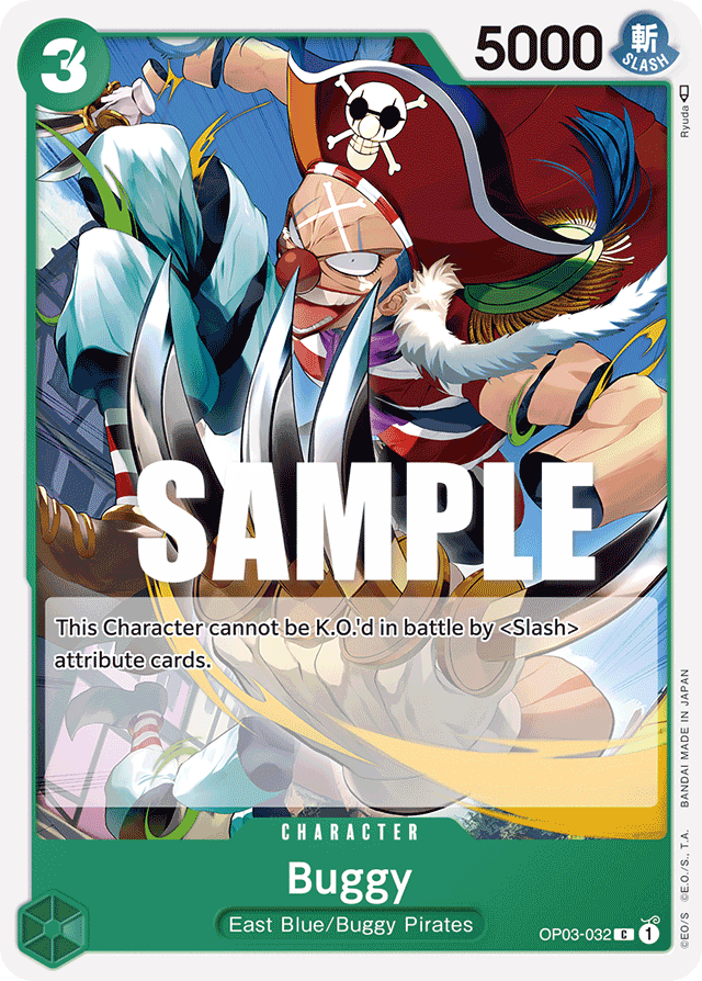 Buggy OP03-032 card, Pillars of Strength